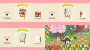 Brick Floor Path Seamless Tiles With Side Variations Only The Colours Go Well With Island Homes And T In 2020 New Animal Crossing Animal Crossing Animal Crossing Qr