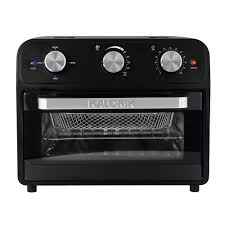 Four Friteuse A Air Et Grille Pain Kalorik De 21 Litres Noir Bureauengros Com