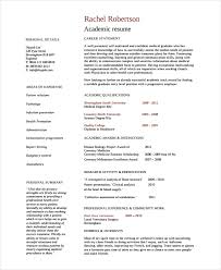 Need a professional college resume template for your application? 64 For Academic Resumes Samples Resume Format