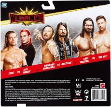 Amazon Com Wwe Wrestlemania Jeff Hardy Vs Edge 2 Pack Toys Games