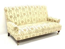 One of our most beloved and versatile chairs is now offered in loveseat proportions, upholstered in a handwoven. Multi York Grosvenor Three Seat Sofa Upholstered In Cream Floral Patterned Removable Cover Turned And Reeded Front Supports With Brass Castors W178cm D100cm Furniture Clocks Interiors