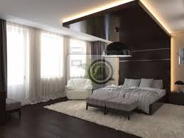 Schlafzimmer In Einem Privaten Haus In Braun Und Beige Farben Leinwandbilder Bilder Innenraume Bettdecke Minimal Myloview De