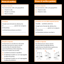 Prove Di Verifica Guidate Zanichelli