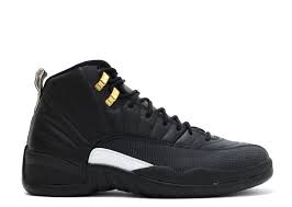 Black White Jordan 12 Retro Air Jordan 12 Retro The Master Air Jordan 130690 013 Black Rattan White Metallic Gold Sneakers Men Fashion Air Jordans Retro Air Jordans