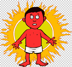 Provide and share cartoon pictures for everyone. Sunburn Sunscreen Burn S Leaf Orange Cartoon Png Klipartz