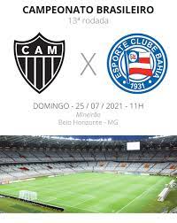 Pelo campeonato copa do brasil no estádio mineirão (arena mineirão). Atletico Mg X Bahia Veja Onde Assistir Escalacoes Desfalques E Arbitragem Do Confronto Brasileirao Serie A Ge