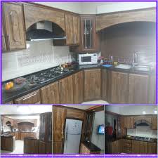 صور مطابخ المنيوم خشابي