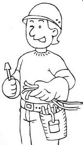 Electrician Community Helpers Worksheets Kindergarten Jobs Coloring Pages