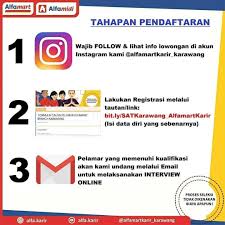 Info loker di alfamar yang bertempatan dilotim. Loker Karawang Instagram Info Lowongan Kerja Gratis