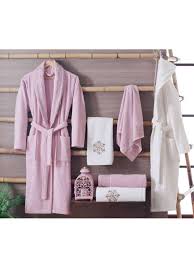 white pink turkish spa robes best