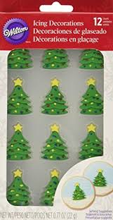 See more ideas about royal icing decorations, royal icing, cookie decorating. Wilton 12 Count Christmas Tree Royal Icing Decorations Buy Online In Bulgaria At Desertcart 11500583
