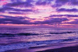 Sunset and clouds over the silhouettes of the mountains. Purple And Pink Sky Sunset Clouds Tamarack Beach Carlsbad Etsy