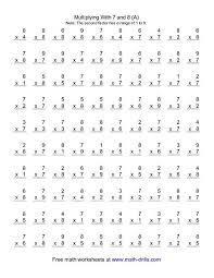We found some images about 100 math facts multiplication Multiplication Worksheet 100 Vertical Questions Multiplication Facts 7 8 By 1 9 A Multiplication Worksheets Math Drills Homeschool Math