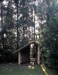 Holz In Der Hutte Privatkapelle In Leonberg Architekt Holzstapel Architektur