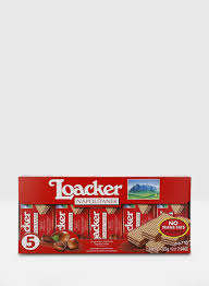 This particular package comes in 25 little, conveniently sized packets, each of which has 8 wafer biscuits. Shop Loacker Napolitaner Cream Filled Wafers 45g Pack Of 5 Online In Dubai Abu Dhabi And All Uae