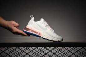 Nike React Air Max 270 White Pink Running Shoes Wmns Ao6174 100 In 2020 Pink Running Shoes Nike Air Max For Women Cheap Nike Running Shoes