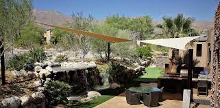 Use temporary structures to create shade. Gotshade Shade Sails Company