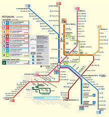 Links with the port klang line (route 2) and it's at 200m from the pasar seni route 5 station. Kl Lrt Line Map Lrt Line Map Kuala Lumpur Malaysia