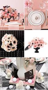 Soft Pink Black Summer Wedding Colors Pink Black Weddings Wedding Theme Colors