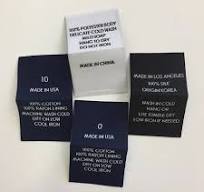 Manufacturer Woven Loop Fold Label Satin Woven Damask Woven ...