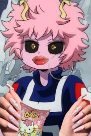 But here are some cursed anime images that will definitely change your opinion from now on. Pin By Star On Hot Cheeto Girls Mha Anime Cursed Images Image
