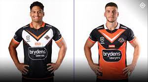It was the tigers young guns who stepped up today, with recruit daine laurie leading the way with two tries, while adam doueihi, asu kepaoa. Nrl 2021 Every Club S Home And Away Jerseys Sporting News Australia