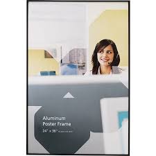 Maybe you would like to learn more about one of these? Staples Aluminum Poster Frame Black 24 X 36 X 3 4 Staples