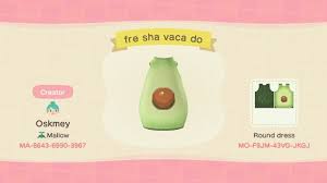 Animal Crossing Qr Closet Avocado Dress Animal Crossing Qr Animal Crossing Animal Crossing Qr Codes Clothes