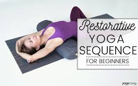 Basically it is the same down ward dog pose, but instead of touching the ground with your head, you put a bolster under it. Restorative Yoga Sequence To Relax The Mind And Body Yoga Rove
