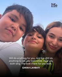 Sarah Lahbati expressed her love for her sons Zion and Kai. FULL STORY:  https://bitly.ws/3axRT