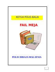 Apa itu cinta aku tak 6au apa yang sering di ucap kan teman teman ku mereka selalu mengatakan bahwa mereka jatuh cinta? Kpb Fail Meja Doc Ketua Polis Balai Fail Meja Polis Diraja Malaysia 0 Pekeliling Kemajuan Pentadbiran Awam Bilangan 8 Tahun 1991 Fail Meja Tarikh Kuat Course Hero