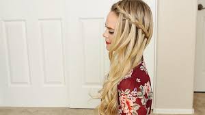 This waterfall mermaid braid tutorial is perfect for long hair. How To Master The Waterfall Braid That S All Over Pinterest Allure