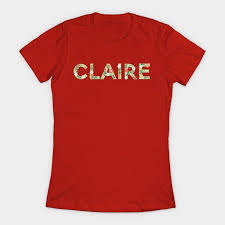 Air jordan 1 low gold toe. Female Names Floral Series Claire T Shirt Women Womentee Forher Redbubble Teepublic Name College University Nametee Doodl Hemd Frauen T Shirts