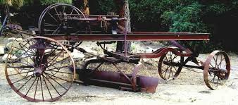 Horse drawn road grader, 1907 - that's ...