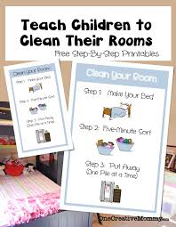 Brother and sister learn all about organizing, sharing, and maintaining a clean room in this berenstain bears keeper! How To Teach Children To Clean Their Bedroom Onecreativemommy Com Teaching Kids Chores For Kids How To Teach Kids