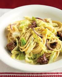Spaghetti With Sweet Sausage And Cabbage Recipe Recipe Cabbage Recipes Budget Friendly Recipes Budget Friendly Dinner Recipes