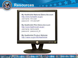 Veterans can schedule appointments online, refill prescriptions, view their health records, and send secure messages to their team using my healthevet. 11 My Healthevet April 15 2008 Virec Clinical Informatics Cyber Seminar Kim Nazi Fache Veterans Health Administration Ppt Download