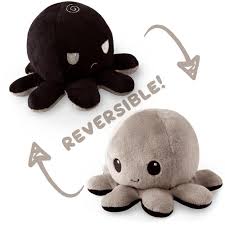Reversible Octopus Mini Plushie Funny Cute Nerdy Plushies Teeturtle Sewing Stuffed Animals Plushie Patterns Plushies