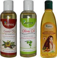 There are several benefits for using olive oil for hair loss. Kazima Combo Of Olive Oil Castor Oil And Almond Herbal Hair Oil Each 100ml Anti Hair Fall Control Hair Growth Hair Oil Price In India Buy Kazima Combo