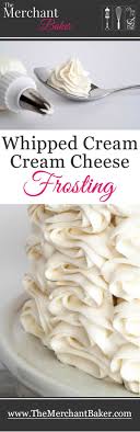 Whipped Cream Cream Cheese Frosting Recette Avec Images Gateaux Et Desserts Recette Dessert Creme Pour Gateau