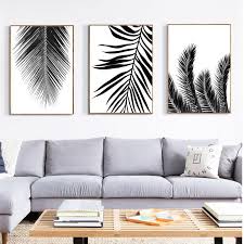 Black And White Canvas Prints Of Trees Black Palm Tree Canvas Print Black And White Living Room Tree Canvas Kitchen Wall Decor