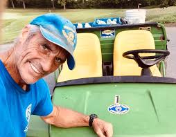 The Nads are invading NOVA (Northern Virginia ha ha). My new golf job  appropriately festooned with MVN gear. BTW Coach Schubert I still haven't  washed the blue hat!😵🙀