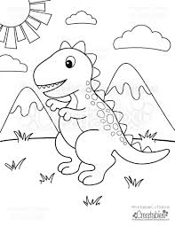 Coloring puzzle with numbers of color. Free Printable T Rex Dinosaur Coloring Page Printable Cuttable Creatables Dinosaur Coloring Pages Free Coloring Pages Free Kids Coloring Pages