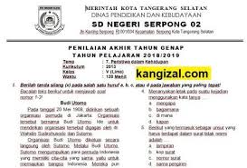 Soal Uas Pat Ukk Kelas 5 Tema 7 Kurikulum 2013 Revisi 2019 2020 Kang Izal Blog