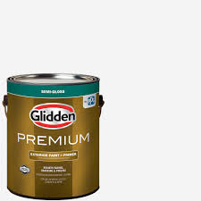Home depot now also carries glidden interior paints as an upscale alternative to behr. Glidden Premium 1 Gal Semi Gloss Latex Exterior Paint Gl6811 01 The Home Depot