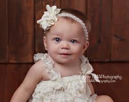 Baby Headband, Baptism Headband, Christening Headband, Cross Headband,  Pearl and Beaded Headband, Ivory Baptism Headband, Infant Headband