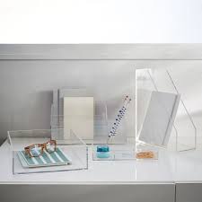 Acrylic Office Accessories Clear