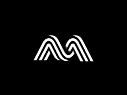 Black And White Brand Wave Logo 