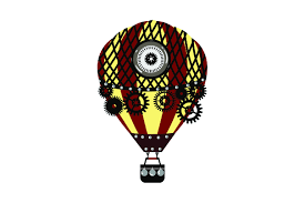 Download Steampunk Hot Air Balloon Svg Cut File By Creative Fabrica Crafts Creative Fabrica SVG Cut Files