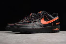 Vlone X Nike Air Force 1 Low Black Orange Aa5360 001 Free Shipping Mens Shoes Casual Sneakers Mens Casual Shoes Nike